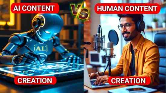 "AI और इंसानी कंटेंट क्रिएशन की तुलना: ChatGPT, गूगल जेमिनी और मानव रचनात्मकता का भविष्य"