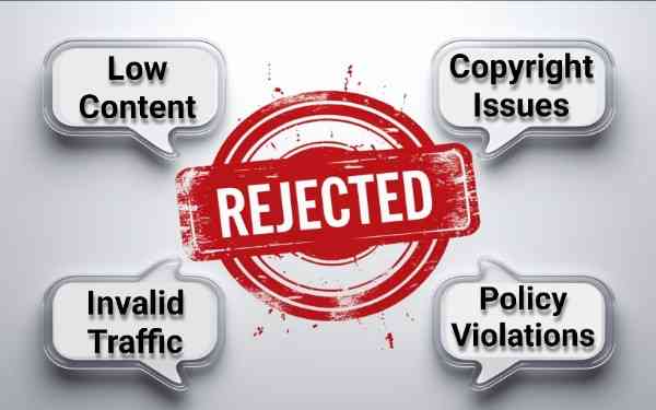  AdSense Rejection Reasons in Hindi