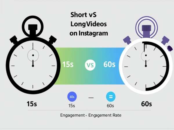 Comparison chart showing why 15-second videos perform better than long ones in 2025