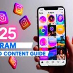 Smartphone showing Instagram Reels in 2025 with vibrant short video content